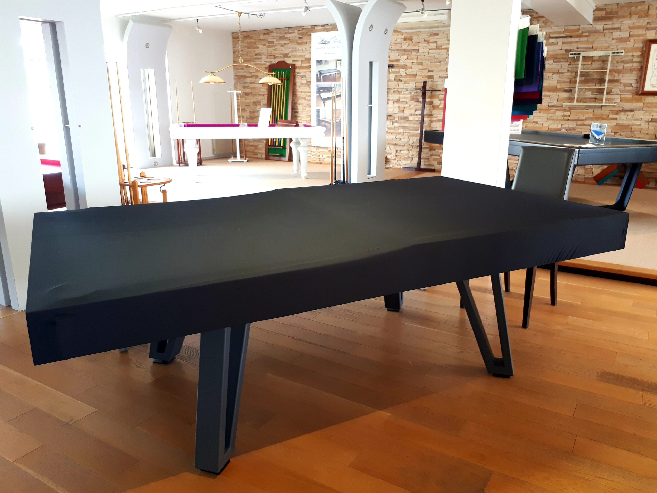 Noir 287 155 82 cm) Couverture anti-poussière pour meubles de table de billard  Housse étanche，